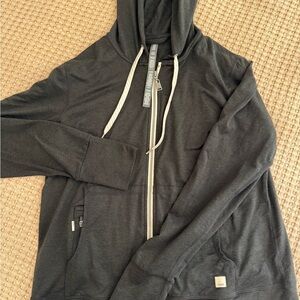 Worn once! Vuori Performance Hoodie Black Heather